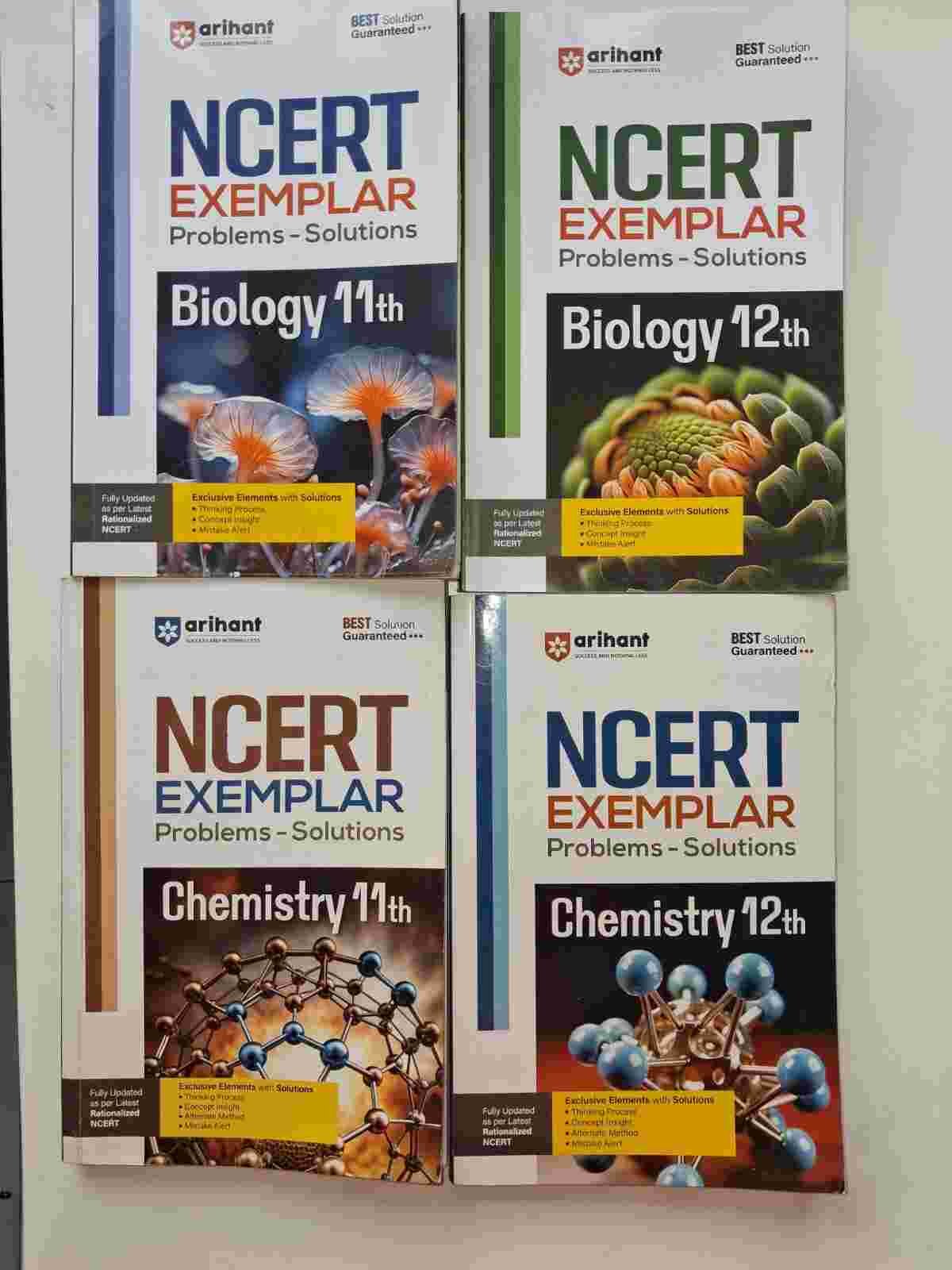 BIOLOGY AND CHEMISTRY NCERT EXAMPLER OF 11th & 12t